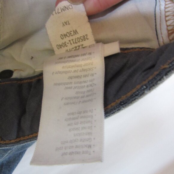 Paige High Rise Bell Canyon Well Worn Distressed Women's Denim Jeans Size 28 - Picture 13 of 15